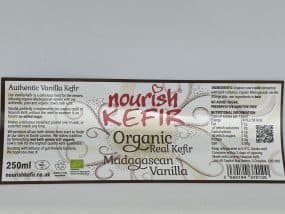 Vanilla Kefir Label